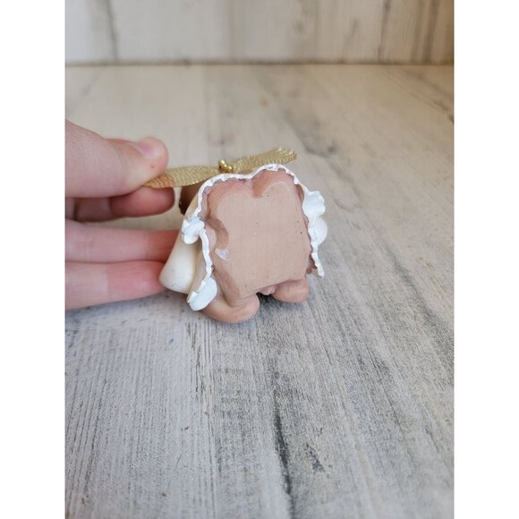 Vintage angel cheeks green beer mustache figure xmas - Picture 8 of 8